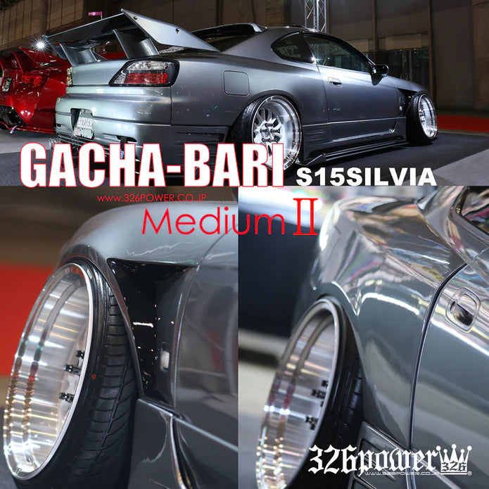 326POWER Gachabari Medium 2 Fenders for S15 Silvia