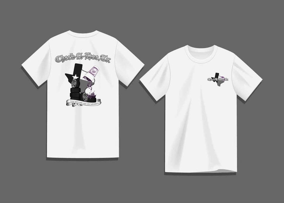 Check A Hoe, Tx T-Shirt (White)